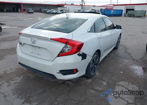 2017 Honda Civic Ex-L z USA, uszkodzony, nr VIN 19XFC1F76HE019912